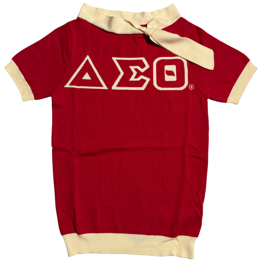 Delta Sigma Theta Scarf Crewneck Top