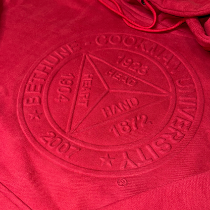 Bethune Cookman University 3D Maroon Hoodie