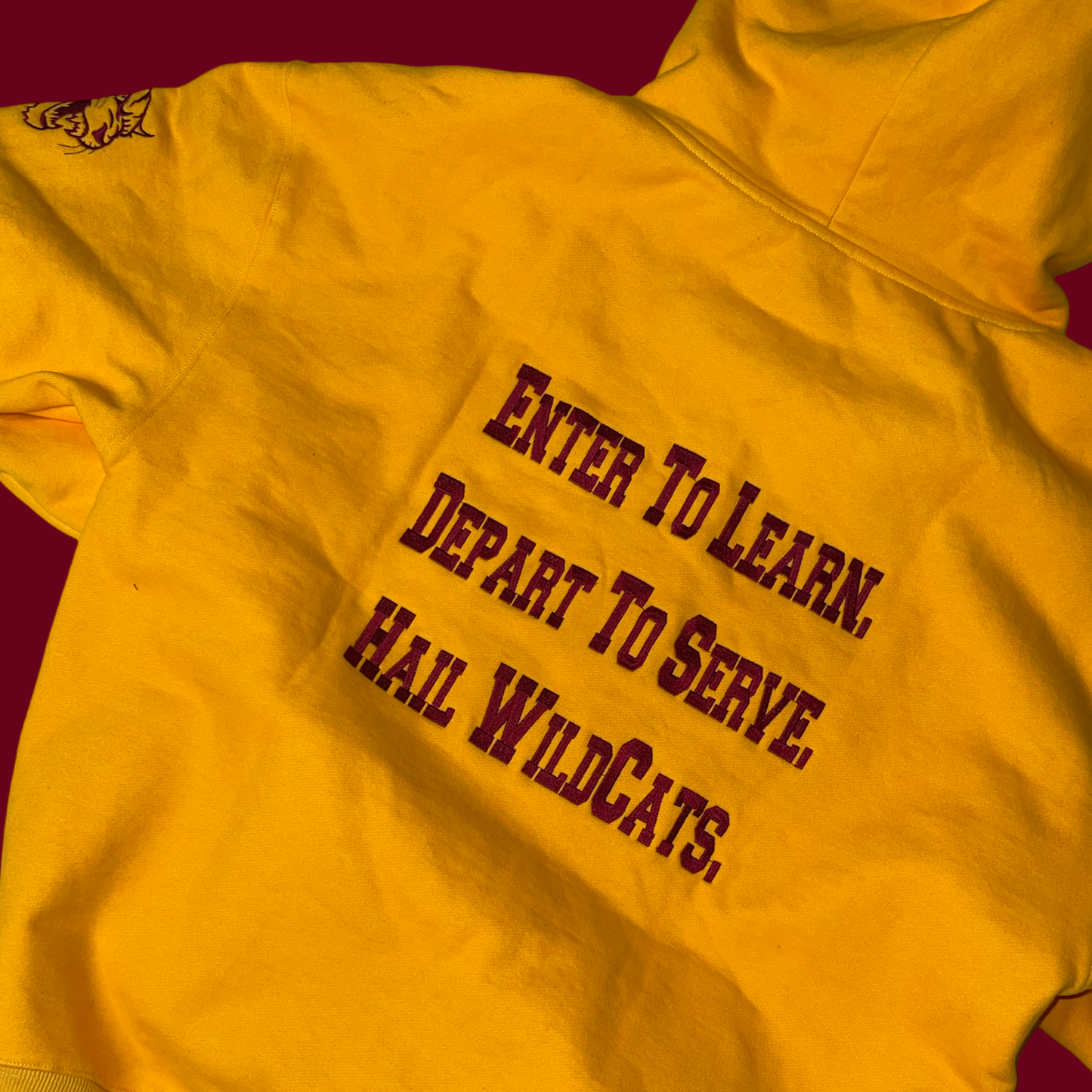 Bethune Cookman University 3D Gold Hoodie
