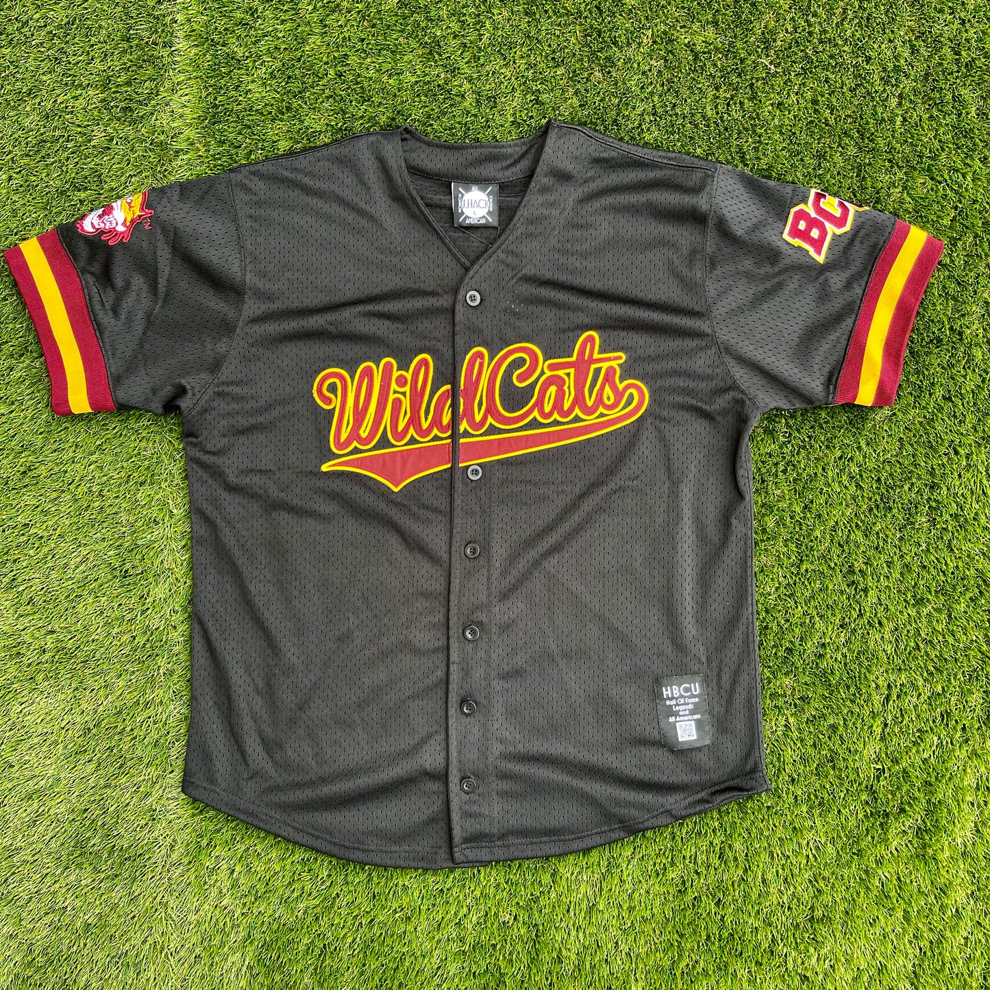 BCU Black Baseball Jersey